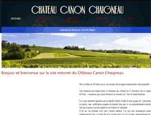 Tablet Screenshot of canon-chaigneau.com